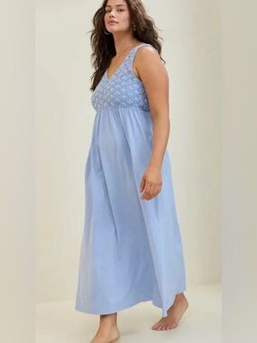 aerie light blue dress Off-the-Shoulder Long Blue Prom Dress with Glitterss French Blue / 16